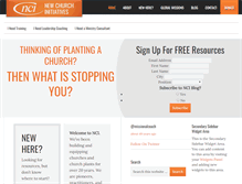 Tablet Screenshot of newchurchinitiatives.org